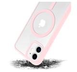 Funda Magnética Transparente HZ con Borde a Color - Estilo y Protección en Silicona Premium para iPhone 12/12 Pro / 12 Pro Max