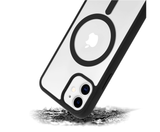 Funda Magnética Transparente HZ con Borde a Color - Estilo y Protección en Silicona Premium para iPhone 12/12 Pro / 12 Pro Max