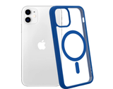 Funda Magnética Transparente HZ con Borde a Color - Estilo y Protección en Silicona Premium para iPhone 12/12 Pro / 12 Pro Max