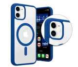 Funda Magnética Transparente HZ con Borde a Color - Estilo y Protección en Silicona Premium para iPhone 12/12 Pro / 12 Pro Max