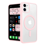 Funda Magnética Transparente HZ con Borde a Color - Estilo y Protección en Silicona Premium para iPhone 12/12 Pro / 12 Pro Max