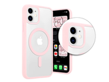 Funda Magnética Transparente HZ con Borde a Color - Estilo y Protección en Silicona Premium para iPhone 12/12 Pro / 12 Pro Max