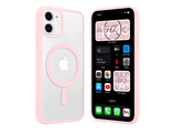 Funda Magnética Transparente HZ con Borde a Color - Estilo y Protección en Silicona Premium para iPhone 12/12 Pro / 12 Pro Max