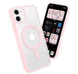 Funda Magnética Transparente HZ con Borde a Color - Estilo y Protección en Silicona Premium para iPhone 12/12 Pro / 12 Pro Max