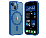 13/13 Pro / 13 Pro Max Funda Magnética Transparente HZ con Borde a Color - Estilo y Protección en Silicona Premium para Iphone