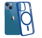13/13 Pro / 13 Pro Max Funda Magnética Transparente HZ con Borde a Color - Estilo y Protección en Silicona Premium para Iphone