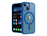 13/13 Pro / 13 Pro Max Funda Magnética Transparente HZ con Borde a Color - Estilo y Protección en Silicona Premium para Iphone