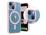 13/13 Pro / 13 Pro Max Funda Magnética Transparente HZ con Borde a Color - Estilo y Protección en Silicona Premium para Iphone