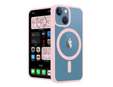 13/13 Pro / 13 Pro Max Funda Magnética Transparente HZ con Borde a Color - Estilo y Protección en Silicona Premium para Iphone