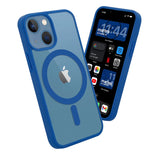 13/13 Pro / 13 Pro Max Funda Magnética Transparente HZ con Borde a Color - Estilo y Protección en Silicona Premium para Iphone