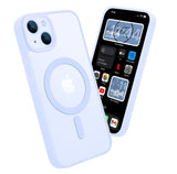 13/13 Pro / 13 Pro Max Funda Magnética Transparente HZ con Borde a Color - Estilo y Protección en Silicona Premium para Iphone