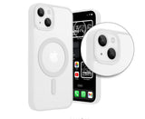 13/13 Pro / 13 Pro Max Funda Magnética Transparente HZ con Borde a Color - Estilo y Protección en Silicona Premium para Iphone