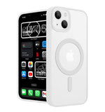 13/13 Pro / 13 Pro Max Funda Magnética Transparente HZ con Borde a Color - Estilo y Protección en Silicona Premium para Iphone