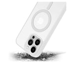 13/13 Pro / 13 Pro Max Funda Magnética Transparente HZ con Borde a Color - Estilo y Protección en Silicona Premium para Iphone