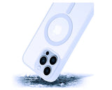 13/13 Pro / 13 Pro Max Funda Magnética Transparente HZ con Borde a Color - Estilo y Protección en Silicona Premium para Iphone