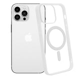 13/13 Pro / 13 Pro Max Funda Magnética Transparente HZ con Borde a Color - Estilo y Protección en Silicona Premium para Iphone