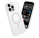 13/13 Pro / 13 Pro Max Funda Magnética Transparente HZ con Borde a Color - Estilo y Protección en Silicona Premium para Iphone