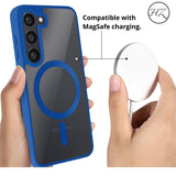 S23/S23Plus/S23Ultra Funda Transparente con Borde de Color para Samsung S23 – Elegancia y Protección en Armonía