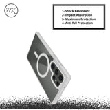 S23/S23Plus/S23Ultra Funda Transparente con Borde de Color para Samsung S23 – Elegancia y Protección en Armonía