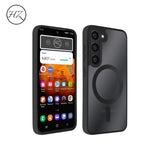 S23/S23Plus/S23Ultra Funda Transparente con Borde de Color para Samsung S23 – Elegancia y Protección en Armonía