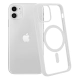 12/12 Pro / 12 Pro Max Funda Magnética Transparente HZ  Borde a Color - Estilo y Protección en Silicona Premium para iPhone