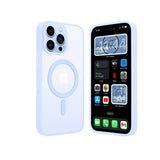 13/13 Pro / 13 Pro Max Funda Magnética Transparente HZ con Borde a Color - Estilo y Protección en Silicona Premium para Iphone