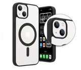 13/13 Pro / 13 Pro Max Funda Magnética Transparente HZ con Borde a Color - Estilo y Protección en Silicona Premium para Iphone