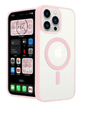 13/13 Pro / 13 Pro Max Funda Magnética Transparente HZ con Borde a Color - Estilo y Protección en Silicona Premium para Iphone