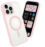 13/13 Pro / 13 Pro Max Funda Magnética Transparente HZ con Borde a Color - Estilo y Protección en Silicona Premium para Iphone