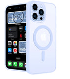 13/13 Pro / 13 Pro Max Funda Magnética Transparente HZ con Borde a Color - Estilo y Protección en Silicona Premium para Iphone