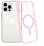 13/13 Pro / 13 Pro Max Funda Magnética Transparente HZ con Borde a Color - Estilo y Protección en Silicona Premium para Iphone