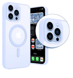13/13 Pro / 13 Pro Max Funda Magnética Transparente HZ con Borde a Color - Estilo y Protección en Silicona Premium para Iphone