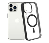 13/13 Pro / 13 Pro Max Funda Magnética Transparente HZ con Borde a Color - Estilo y Protección en Silicona Premium para Iphone
