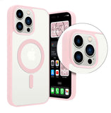 13/13 Pro / 13 Pro Max Funda Magnética Transparente HZ con Borde a Color - Estilo y Protección en Silicona Premium para Iphone