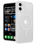 12/12 Pro / 12 Pro Max Funda Magnética Transparente HZ  Borde a Color - Estilo y Protección en Silicona Premium para iPhone